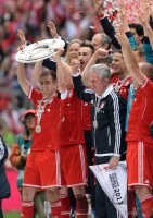 Fussball 1. Bundesliga  Saison  2012/2013:  Deutscher Meister 12/13 FC Bayern Muenchen