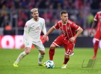 Fussball  1.Bundesliga   Saison 17/18: FC Bayern Muenchen - SV Werder Bremen