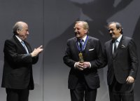 FUSSBALL 62. FIFA  Kongress in Budapest 2012: Gerhard Mayer-Vorfelder (FIFA-Ehrenexekutivkomitee Mitglied)