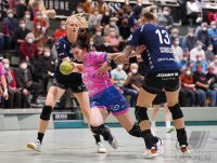 Handball 1. Bundesliga Frauen 21/22:TUSSIES Metzingen - SG BBM Bietigheim