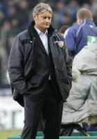 Fussball 1. Bundesliga: Arminia Bielefeld - VfB Stuttgart, enttaeuscht.