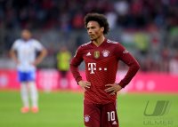 Fussball 1. Bundesliga Saison 21/22: FC Bayern Muenchen -  Hertha BSC Berlin