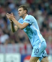 Fussball CHL  Saison 2011/2012: Edin Dzeko (Manchester City)