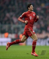 FUSSBALL INTERNATIONAL CHL VIERTELFINALE 12/13: Mario Gomez (FC Bayern Muenchen)