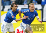 Fussball 1. Bundesliga: Schalke - Hamburg, Jubel