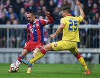 Fussball 1. Bundesliga Saison 14/15: FC Bayern Muenchen - TSG 1899 Hoffenheim