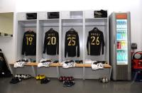 Fussball Nationalmannschaft: Deutschland Kabine in der Allianz Arena