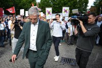 Gegendemo zum Streitgespraech OB Palmer und AfD Landesvorsitzender Frohnmaier in Tuebingen
