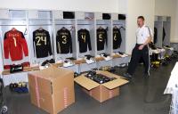 Fussball Nationalmannschaft: Deutschland Kabine in der Allianz Arena