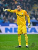 FUSSBALL SERIE A 2012/2013: Torwart Samir Handanovic (Inter Mailand)