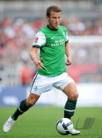 FUSSBALL, 1. BUNDESLIGA, Werder Bremen: BARGFREDE Einzelaktion