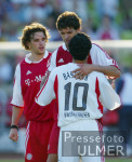 Umarmung FC Bayern Muenchen  -  Bayer Leverkusen