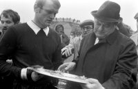 Fussball 1. Bundesliga Saison 1968/1969: FC Bayern M&Aring;&cedil;nchen - Hannover 96