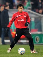 Fussball DFB Pokal, Saison 2011/2012, Viertelfinale: Shinji Okazaki (VfB Stuttgart)