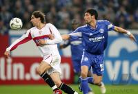Fussball UEFA-Pokal: Schalke - Sevilla, Zweikampf