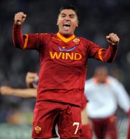 FUSSBALL SERIE A:  JUBEL David Marcelo Pizarro (AS Rom)