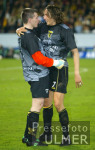 Fussball DFB-Pokal: Aachen - Gladbach, Jubel Aachen