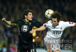 Fussball DFB-Pokal: Aachen - Gladbach, Zweikampf