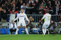 FUSSBALL International  COPA DEL REY  11/12: JUBEL Cristiano Ronaldo (Real Madrid)