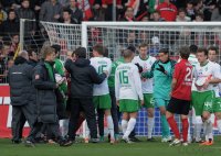 Fussball 1. Bundesliga  Saison 2010/2011:  SC Freiburg - SV Werder Bremen