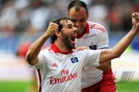 Fussball 1. Bundesliga : Ruud van Nistelrooy, Heiko Westermann (v.li., Hamburger SV)