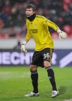 Fussball: Europa League, Saison 2010/2011: Torwart Fabian Giefer  (Leverkusen)