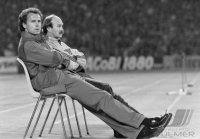 Fussball  Deutschland - Schweden; Beckenbauer, Koeppel