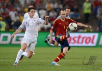 Fussball International Europameisterschaft 2012: Spanien - Frankreich