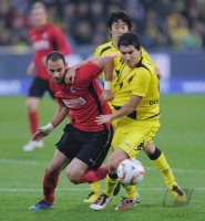 Fussball 1. Bundesliga  Saison 2010/2011:  SC Freiburg - Borussia Dortmund