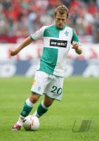 Fussball 1. Bundesliga: Werder, JENSEN Einzelaktion