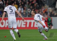 Fussball 1. Bundesliga  Saison 2010/2011:  JUBEL FC Bayern Muenchen
