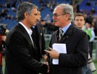 FUSSBALL SERIE A: Trainer Jose Mario Santos Mourinho (li, Inter) mit Sandro Mazzola