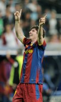 Fussball CHL  Saison 2010/2011:  JUBEL Lionel Messi (Barca)