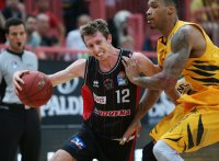 Basketball 1. Bundesliga 16/17 Hauptrunde: Walter Tigers Tuebingen - Giessen 46ers