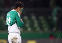 Fussball 1. Bundesliga: Bremen - Wolfsburg