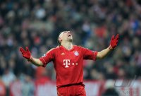 Fussball CHL  Saison 2011/2012:  Franck Ribery (FC Bayern Muenchen)