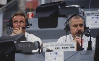 Fussball WM 1990: Rummenigge, Fassbender