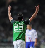 Fussball: Champions League Play-Offs 1011: Hugo Almeida (SV Werder Bremen)