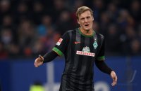 Fussball, 1. Bundesliga  Saison 2014/2015: Hamburger SV - SV Werder Bremen