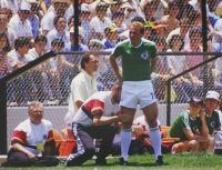 Fussball WM 1986 Uruguay-Deutschland: Rummenigge