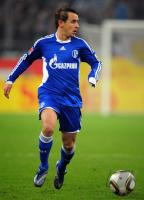 FUSSBALL, 1. BUNDESLIGA, 22. Spieltag: Schalke, RAFINHA Einzelaktion