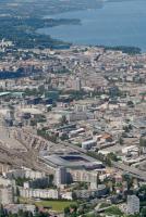 FUSSBALL EM 2008 Luftbild Stadion Genf