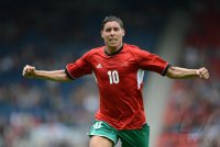 FUSSBALL Olympia 2012 Maenner: JUBEL Abdelaziz BARRADA (Marokko)