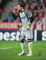Fussball CHL  Saison 2010/2011: Torwart Julio Cesar (Inter Mailand)