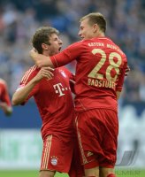 Fussball 1. Bundesliga, Saison 2012/2013:  FC Schalke 04 - FC Bayern Muenchen