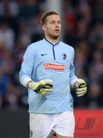 Fussball  1. Bundesliga  13/14: Torwart Oliver Baumann (SC Freiburg)