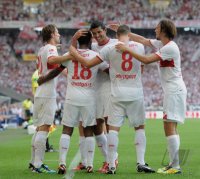 Fussball 1. Bundesliga  Saison 2011/2012:  JUBEL VfB Stuttgart