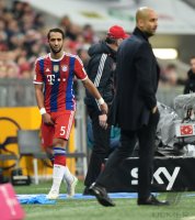 Fussball 1. Bundesliga Saison 14/15: FC Bayern Muenchen - SC Freiburg