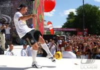 FUSSBALL EURO 2008: Deutsche Nationalmannschaft am Brandenburger Tor Berlin