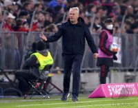 Fussball 1. Bundesliga Saison 21/22: FC Bayern Muenchen -  SC Freiburg